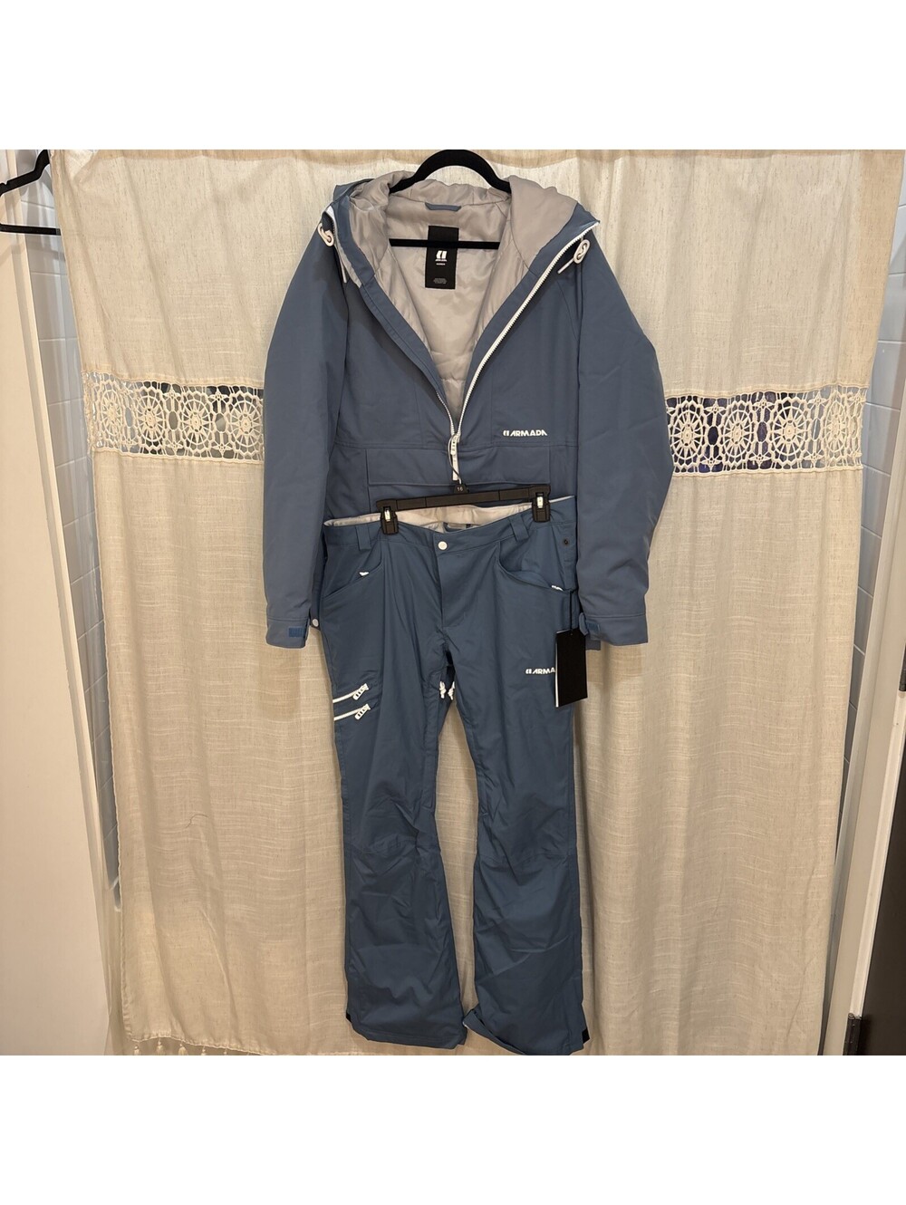 Armada Women’s Medium Ski Snowboard Jacket Pants Set Blue NWT Winter Snowsuit